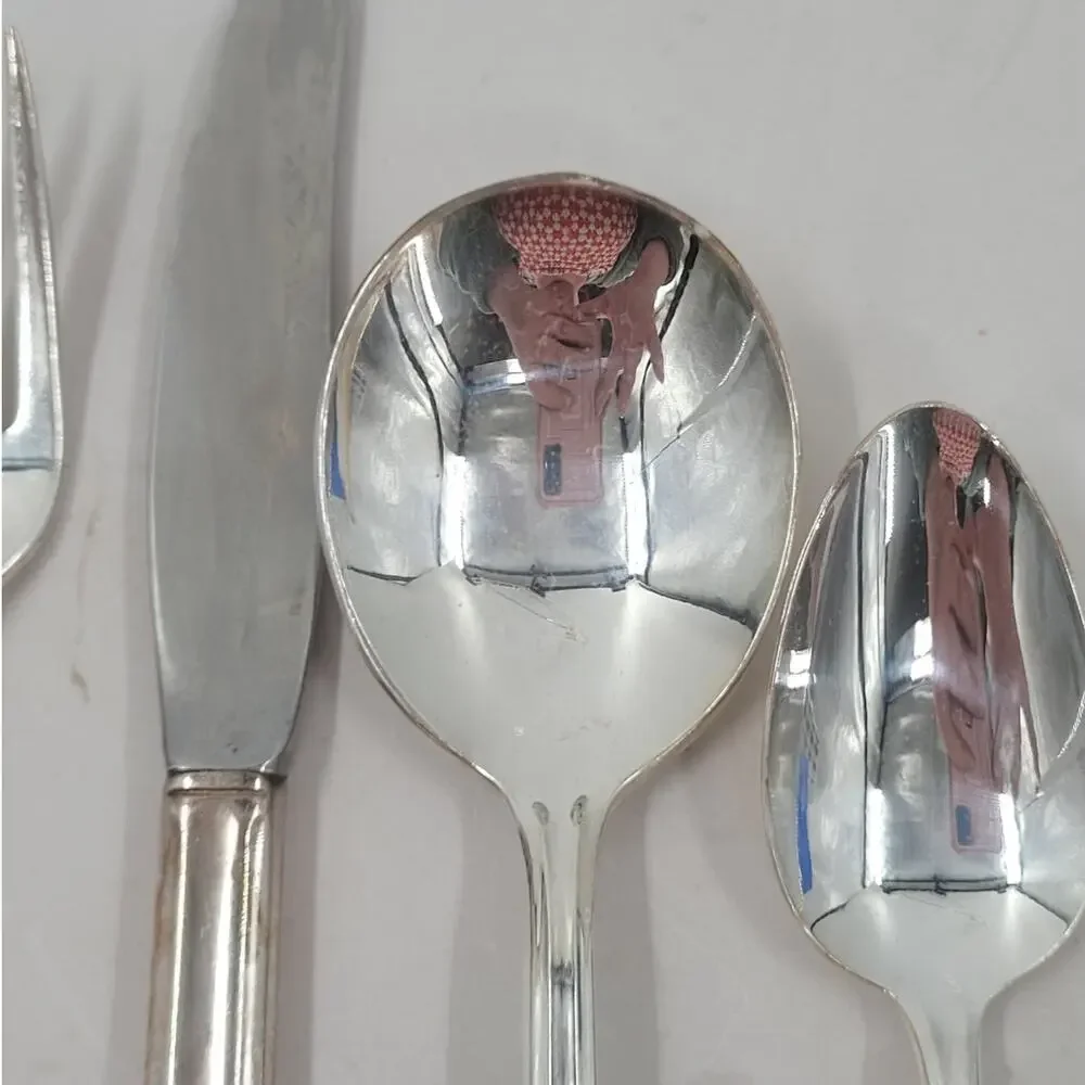 Rogers Brothers Silverplate Eternally Yours Coquette 5 Piece Setting‎ 5-8